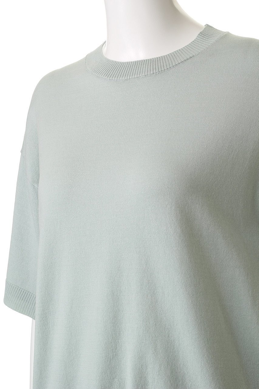 【ミディウミソリッド/MIDIUMISOLID】のh/slv knitted PO.M プルオーバー 人気、トレンドファッション・服の通販 founy(ファニー) 　ファッション　Fashion　レディースファッション　Ladies' Fashion Online　トップス・カットソー　Tops/Tshirt　ニット　Knit Tops　プルオーバー　Pullover　ベーシック　Basic　半袖　Short Sleeve　NEW・新作・新着・新入荷　New Arrivals　other-5|ID: prp329100004595128 ipo3291000000032648843