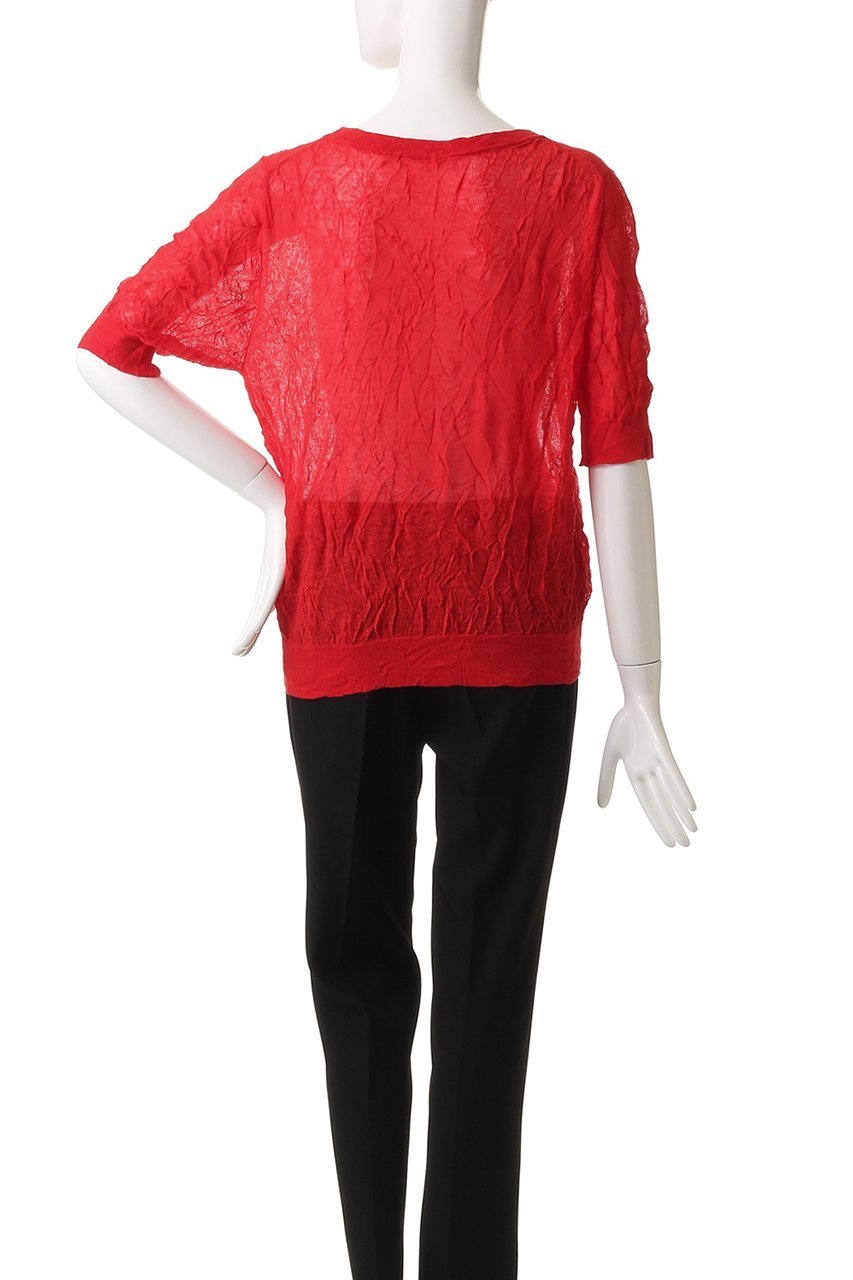 【ミディウミソリッド/MIDIUMISOLID】のsheer washer short PO プルオーバー 人気、トレンドファッション・服の通販 founy(ファニー) 　ファッション　Fashion　レディースファッション　Fashion for Women　トップス・カットソー　Cut & Sew Tops　ニット　Knit Tops & Sweaters　カジュアルプルオーバー・ニットトップス　Pullovers & Knit Tops / Casual Pullovers　シンプル　Simple, Minimal　リネン　Linen, Linen Fabric　ワッシャー　Washer, Crinkled Finish　エレガント 上品　Elegant　other-4|ID: prp329100004595129 ipo3291000000035923580