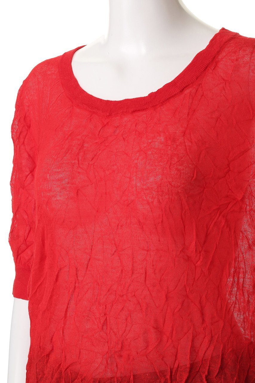 【ミディウミソリッド/MIDIUMISOLID】のsheer washer short PO プルオーバー 人気、トレンドファッション・服の通販 founy(ファニー) 　ファッション　Fashion　レディースファッション　Fashion for Women　トップス・カットソー　Cut & Sew Tops　ニット　Knit Tops & Sweaters　カジュアルプルオーバー・ニットトップス　Pullovers & Knit Tops / Casual Pullovers　シンプル　Simple, Minimal　リネン　Linen, Linen Fabric　ワッシャー　Washer, Crinkled Finish　エレガント 上品　Elegant　other-5|ID: prp329100004595129 ipo3291000000035923581