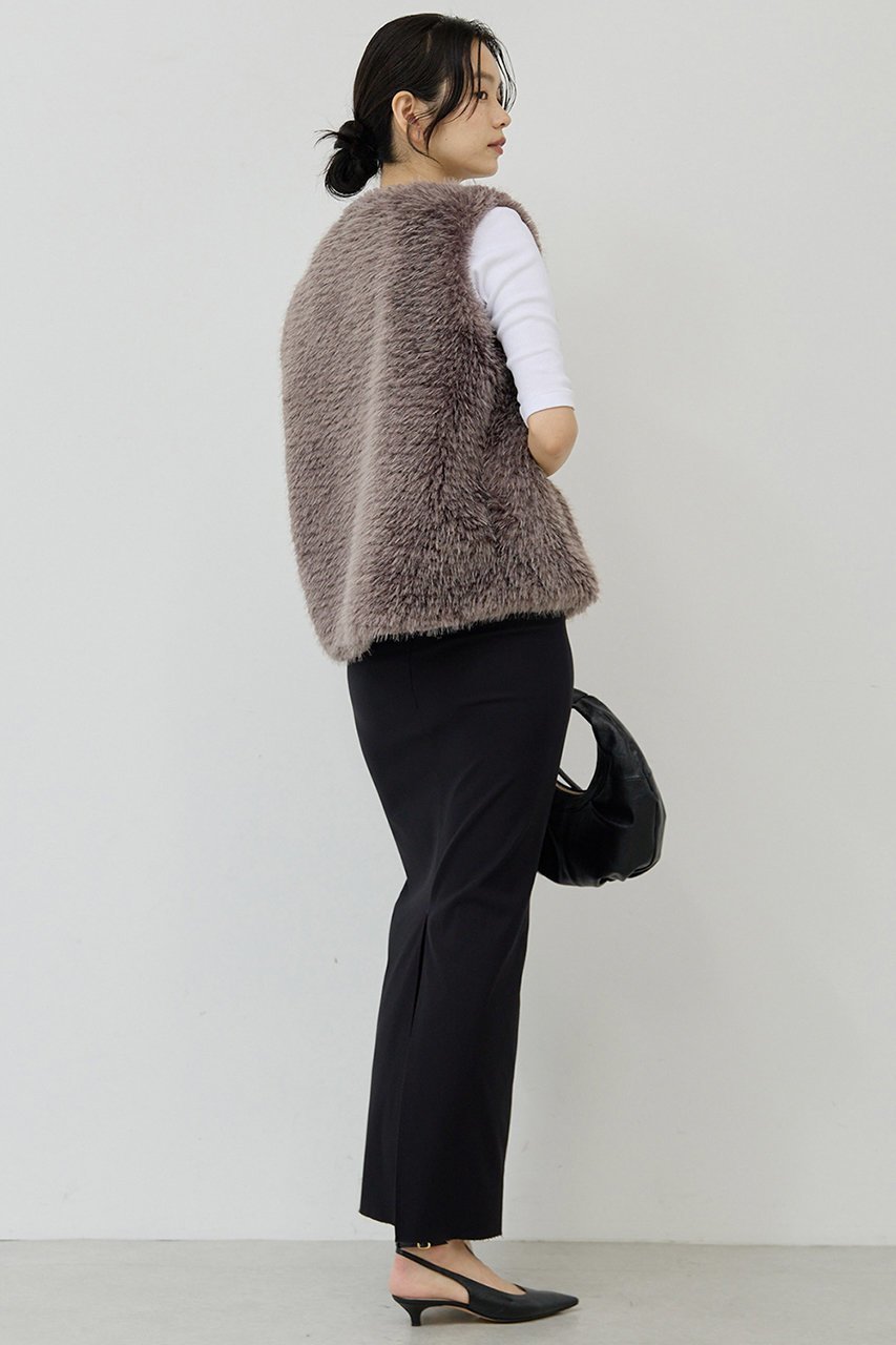 【ガリャルダガランテ/GALLARDAGALANTE】のフェイクカシミヤベスト 人気、トレンドファッション・服の通販 founy(ファニー) 　ファッション　Fashion　レディースファッション　Ladies' Fashion Online　アウター　Coat Outerwear　ジャケット　Jackets　ジャケット　Jacket　トレンド　Trend　フロント　Front　ベスト　Vest　ベーシック　Basic　定番　Standard　NEW・新作・新着・新入荷　New Arrivals　A/W・秋冬　Aw・Autumn/Winter・Fw・Fall-Winter　軽量　Lightweight　other-4|ID: prp329100004595130 ipo3291000000032648882