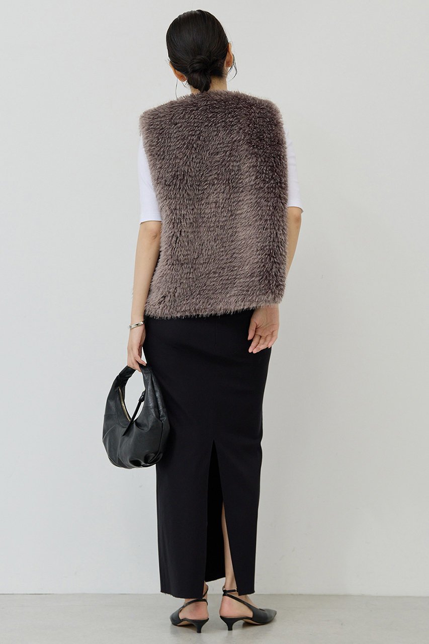 【ガリャルダガランテ/GALLARDAGALANTE】のフェイクカシミヤベスト 人気、トレンドファッション・服の通販 founy(ファニー) 　ファッション　Fashion　レディースファッション　Fashion for Women　アウター　Coat / Outerwear Collection　レディースジャケット・軽アウター　Jackets　ジャケット　Jacket, Outerwear　トレンド　Trend, Trending Now　フロント　Front, Front Design　ベスト　Vest, Waistcoat　ベーシック　Basic, Essential　再入荷　Restock / Back in Stock　定番　Standard, Basic Item　A/W・秋冬　Autumn/Winter　軽量　Lightweight, Ultra Light　other-5|ID: prp329100004595130 ipo3291000000035764702