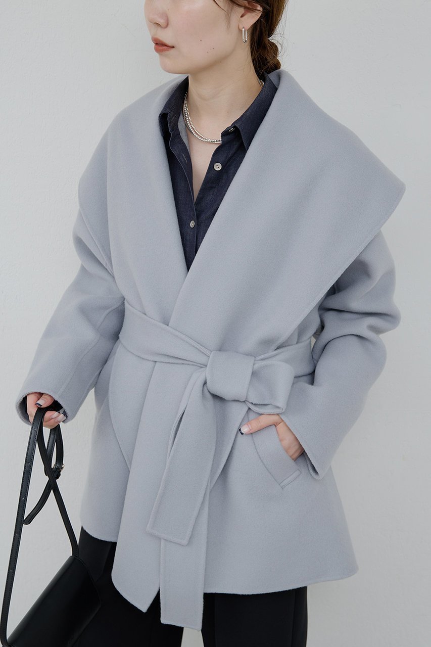 【ガリャルダガランテ/GALLARDAGALANTE】のリバーショールコート 人気、トレンドファッション・服の通販 founy(ファニー) 　ファッション　Fashion　レディースファッション　Ladies' Fashion Online　アウター　Coat Outerwear　コート　Coats　イエロー　Yellow　ショート　Short　ショール　Shawl　バランス　Balance　エレガント 上品　Elegant　人気　Popularity　定番　Standard　NEW・新作・新着・新入荷　New Arrivals　 other-1|ID: prp329100004595131 ipo3291000000032648887