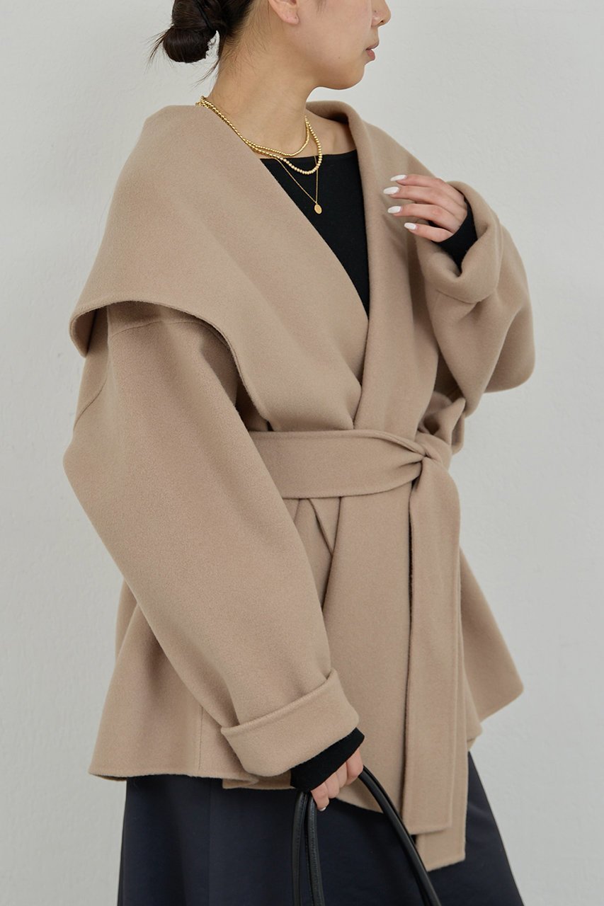 【ガリャルダガランテ/GALLARDAGALANTE】のリバーショールコート 人気、トレンドファッション・服の通販 founy(ファニー) 　ファッション　Fashion　レディースファッション　Ladies' Fashion Online　アウター　Coat Outerwear　コート　Coats　イエロー　Yellow　ショート　Short　ショール　Shawl　バランス　Balance　エレガント 上品　Elegant　人気　Popularity　定番　Standard　NEW・新作・新着・新入荷　New Arrivals　other-7|ID: prp329100004595131 ipo3291000000032648896