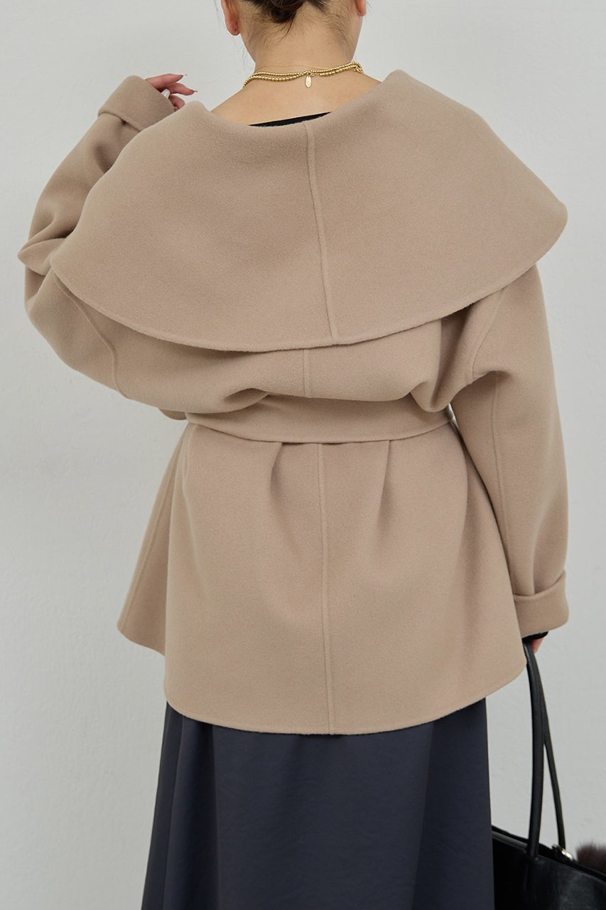 【ガリャルダガランテ/GALLARDAGALANTE】のリバーショールコート 人気、トレンドファッション・服の通販 founy(ファニー) 　ファッション　Fashion　レディースファッション　Ladies' Fashion Online　アウター　Coat Outerwear　コート　Coats　イエロー　Yellow　ショート　Short　ショール　Shawl　バランス　Balance　エレガント 上品　Elegant　人気　Popularity　定番　Standard　NEW・新作・新着・新入荷　New Arrivals　other-8|ID: prp329100004595131 ipo3291000000032648897