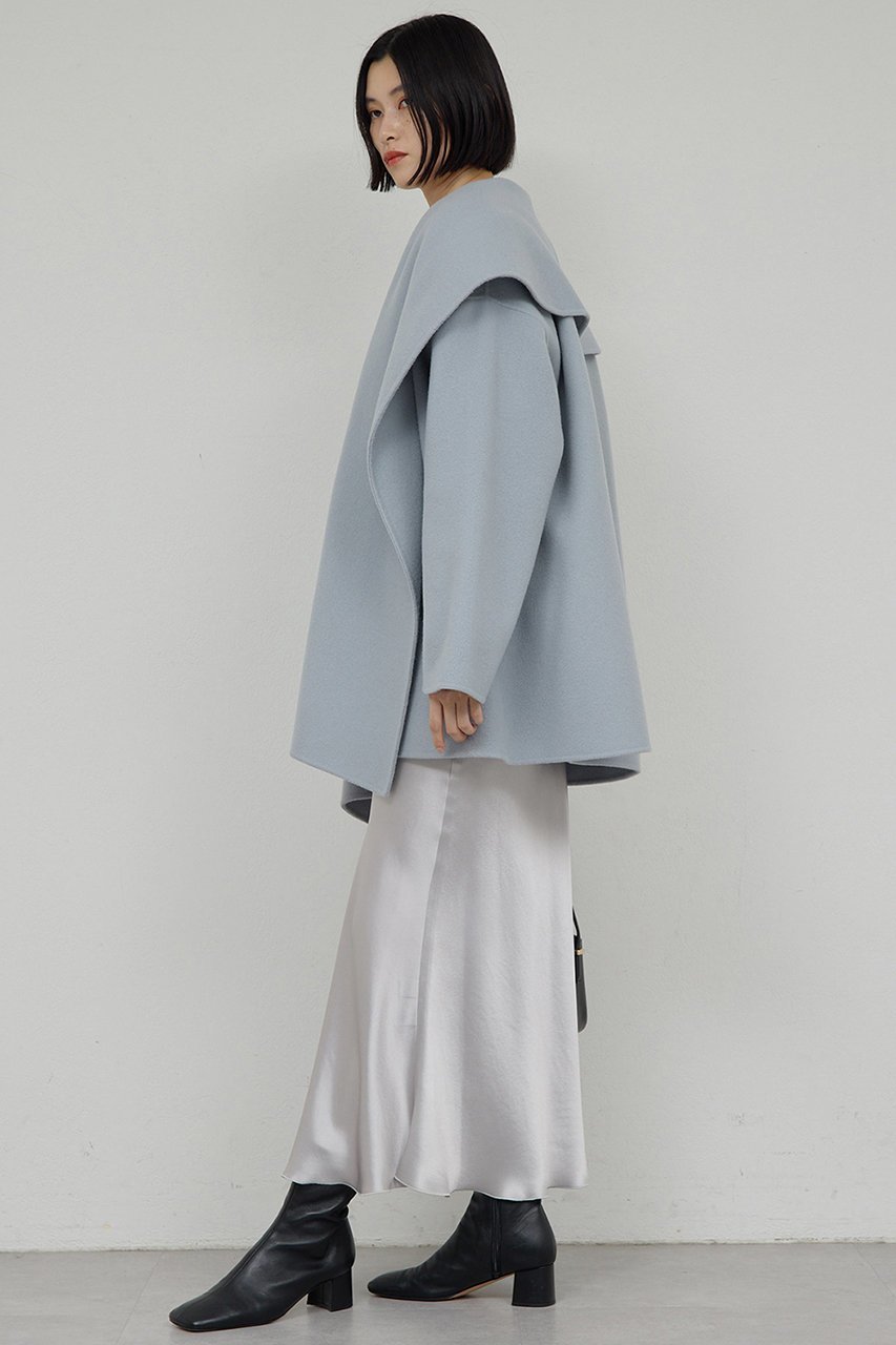 【ガリャルダガランテ/GALLARDAGALANTE】のリバーショールコート 人気、トレンドファッション・服の通販 founy(ファニー) 　ファッション　Fashion　レディースファッション　Fashion for Women　アウター　Coat / Outerwear Collection　コート・ロングコート・ピーコート　Long Coats, Peacoats & More　イエロー　Yellow　ショート　Short, Short Length　ショール　Shawl, Wrap　バランス　Balance, Style Balance　エレガント 上品　Elegant　人気　Popular, Best Seller　再入荷　Restock / Back in Stock　定番　Standard, Basic Item　other-4|ID: prp329100004595131 ipo3291000000035506068