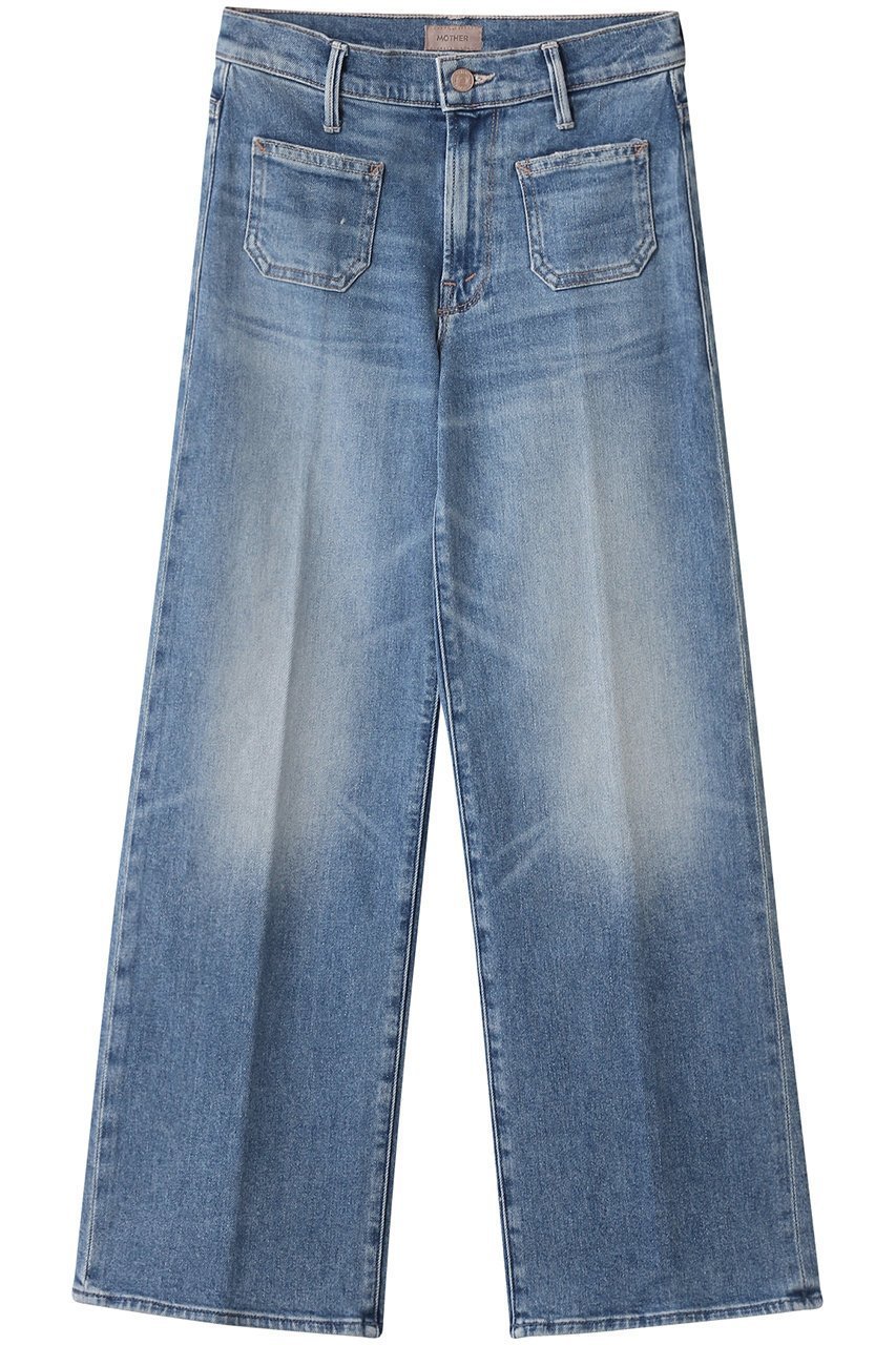 【マザー/MOTHER】のPATCH PKT MID RISE MAVEN ANKLE クロップドデニム (AVN) インテリア・キッズ・メンズ・レディースファッション・服の通販 founy(ファニー) 　ファッション　Fashion　レディースファッション　Fashion for Women　パンツ　Pants & Trousers　デニムパンツ・ジーンズ・美脚デニム　Denim Jeans & Pants　アンクル　Ankle-Length Design　シューズ　Shoes, Footwear　ストレート　Straight, Straight Cut　スニーカー　Sneakers, Trainers　デニム　Denim, Jeans Material　バランス　Balance, Style Balance　フィット　Fit, Slim Fit　フラット　Flat, Flat Shoes　フロント　Front, Front Design　ポケット　Pocket, Pocket Detail　モダン　Modern, Contemporary　定番　Standard, Basic Item　ライトブルー|ID: prp329100004595133 ipo3291000000035661898