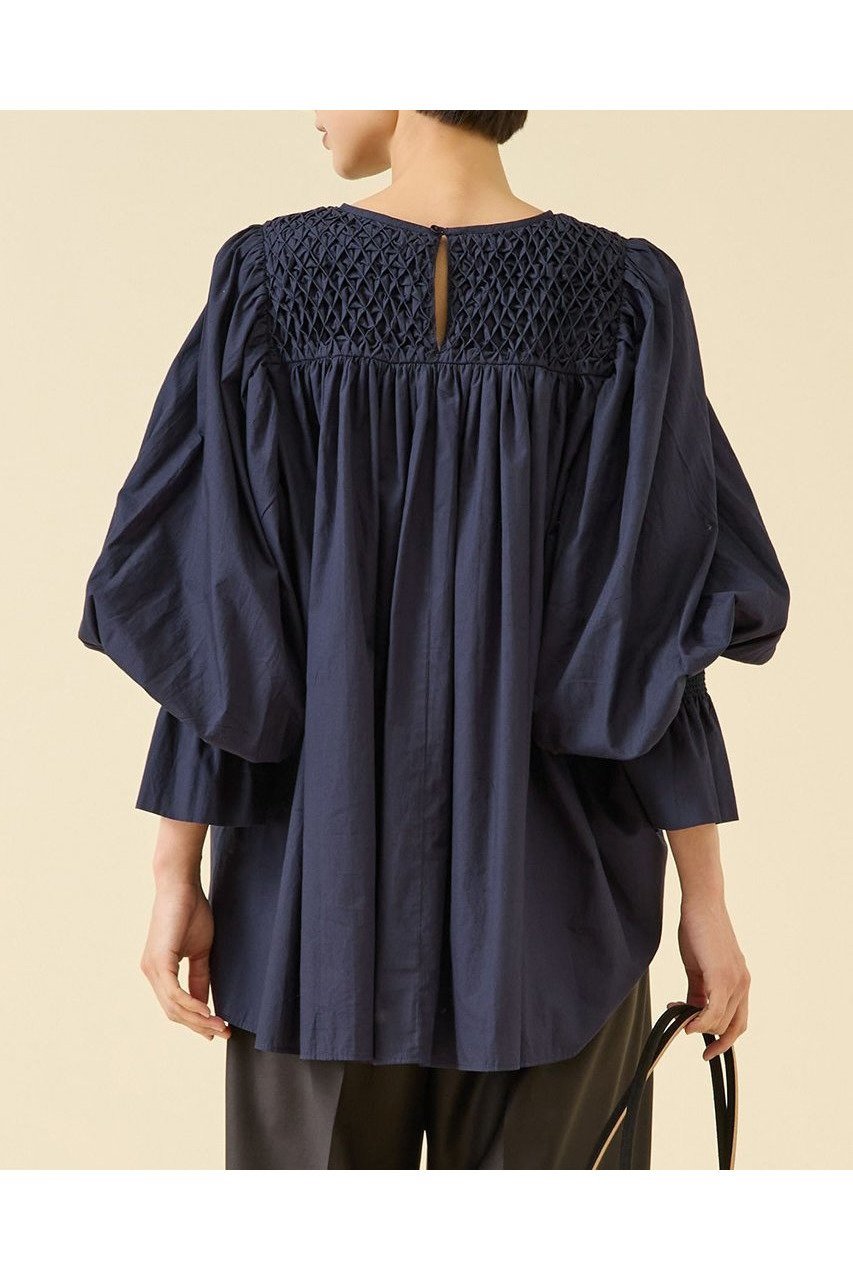 【マルティニーク/martinique】の【MARIHA】そよ風のブラウス(一部別注カラー) 人気、トレンドファッション・服の通販 founy(ファニー) 　ファッション　Fashion　レディースファッション　Ladies' Fashion Online　トップス・カットソー　Tops/Tshirt　シャツ/ブラウス　Shirts/Blouses　インド　India　カフス　Cuffs　クラシカル　Classical　シャーリング　Shirring　スモッキング　Smocking　スモック　Smock　スリーブ　Sleeve　別注　Special Order　ロング　Long　NEW・新作・新着・新入荷　New Arrivals　other-3|ID: prp329100004595138 ipo3291000000032648947