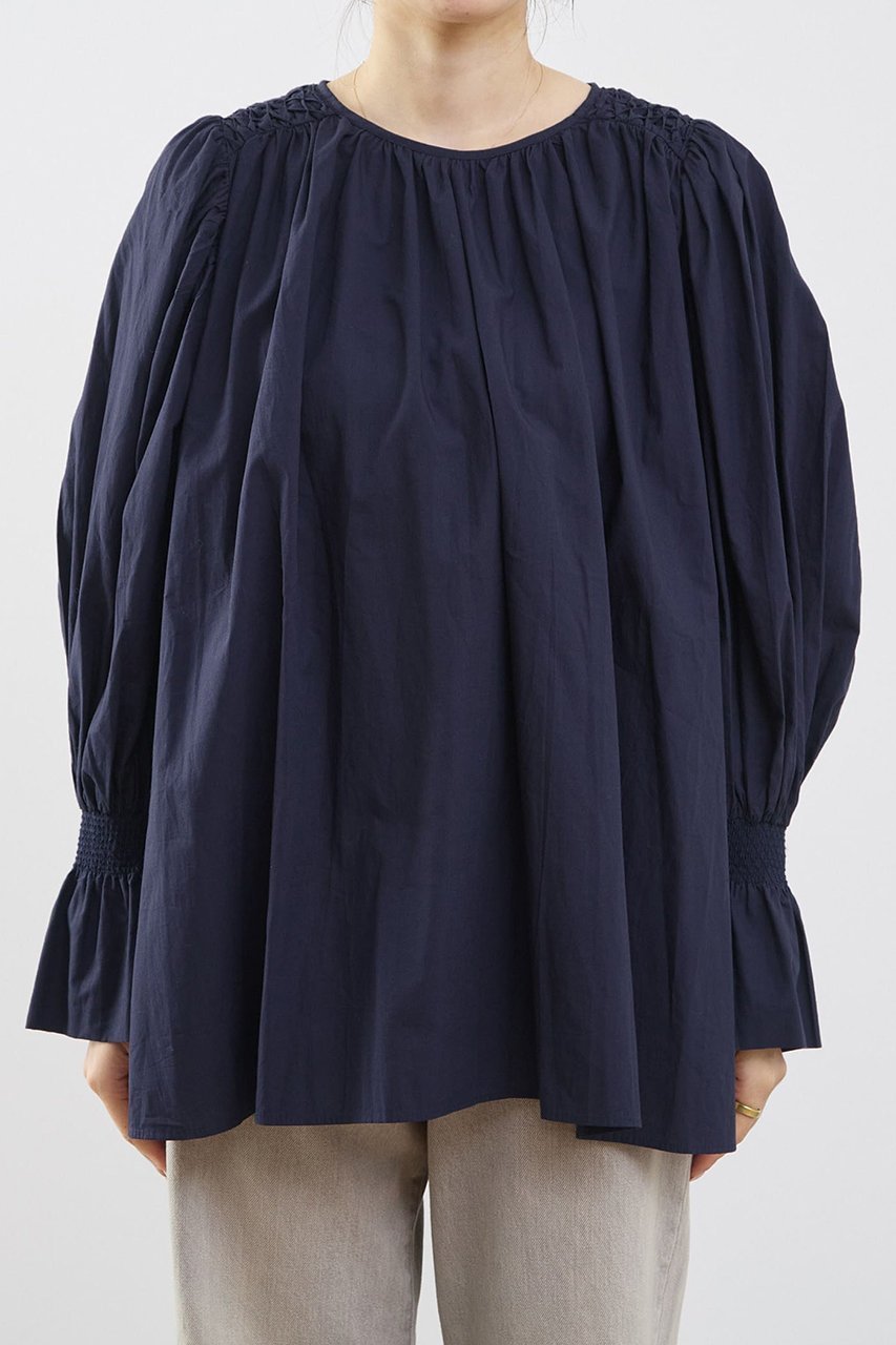 【マルティニーク/martinique】の【MARIHA】そよ風のブラウス(一部別注カラー) 人気、トレンドファッション・服の通販 founy(ファニー) 　ファッション　Fashion　レディースファッション　Ladies' Fashion Online　トップス・カットソー　Tops/Tshirt　シャツ/ブラウス　Shirts/Blouses　インド　India　カフス　Cuffs　クラシカル　Classical　シャーリング　Shirring　スモッキング　Smocking　スモック　Smock　スリーブ　Sleeve　別注　Special Order　ロング　Long　NEW・新作・新着・新入荷　New Arrivals　other-7|ID: prp329100004595138 ipo3291000000032648951
