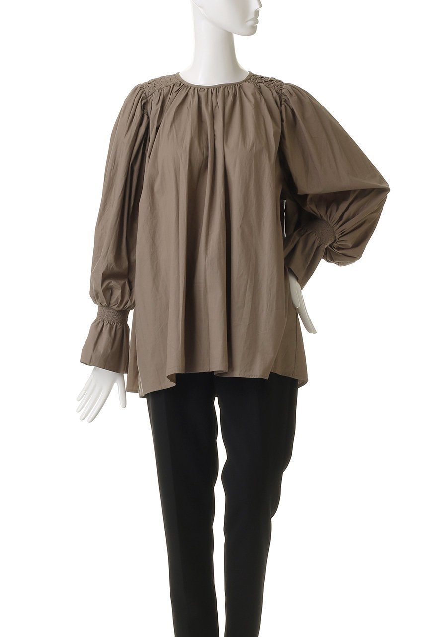 【マルティニーク/martinique】の【MARIHA】そよ風のブラウス(一部別注カラー) 人気、トレンドファッション・服の通販 founy(ファニー) 　ファッション　Fashion　レディースファッション　Fashion for Women　トップス・カットソー　Cut & Sew Tops　シャツ・ブラウス・オフィスカジュアル　Elegant Blouses & Button-Ups　インド　Indian Textile　カフス　Cuff Design　クラシカル　Classical, Vintage-Inspired　シャーリング　Shirring, Ruched　スモッキング　Smocking, Gathered Stitching　スモック　Smock, Smock Dress　スリーブ　Sleeve, Long Sleeve / Short Sleeve　別注　Limited Edition, Custom Order　ロング　Long, Long-Length　other-2|ID: prp329100004595138 ipo3291000000035632734