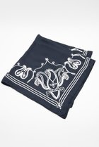 【マルティニーク/martinique】の《別注》【ASAUCE MELER】テープエンブロイダリーバンダナスカーフ ネイビー|ID: prp329100004595140 ipo3291000000036148601