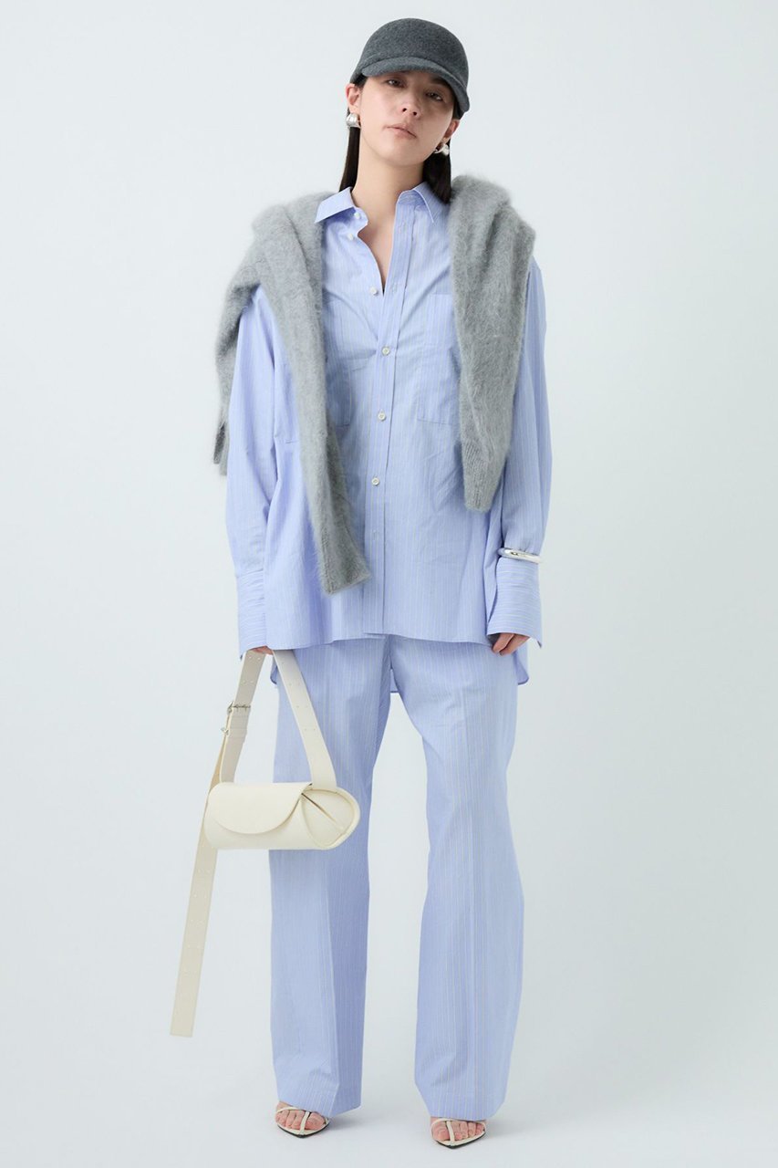 【カオス/Chaos】のイージークラシックパンツ インテリア・キッズ・メンズ・レディースファッション・服の通販 founy(ファニー) 　ファッション　Fashion　レディースファッション　Fashion for Women　パンツ　Pants & Trousers　なめらか　Smooth, Silky Texture　コンパクト　Compact, Small Size　シルク　Silk, 100% Silk　センター　Center, Center Line　バランス　Balance, Style Balance　パジャマ　Pajamas, Sleepwear　ブルーストライプ|ID: prp329100004595146 ipo3291000000035764749