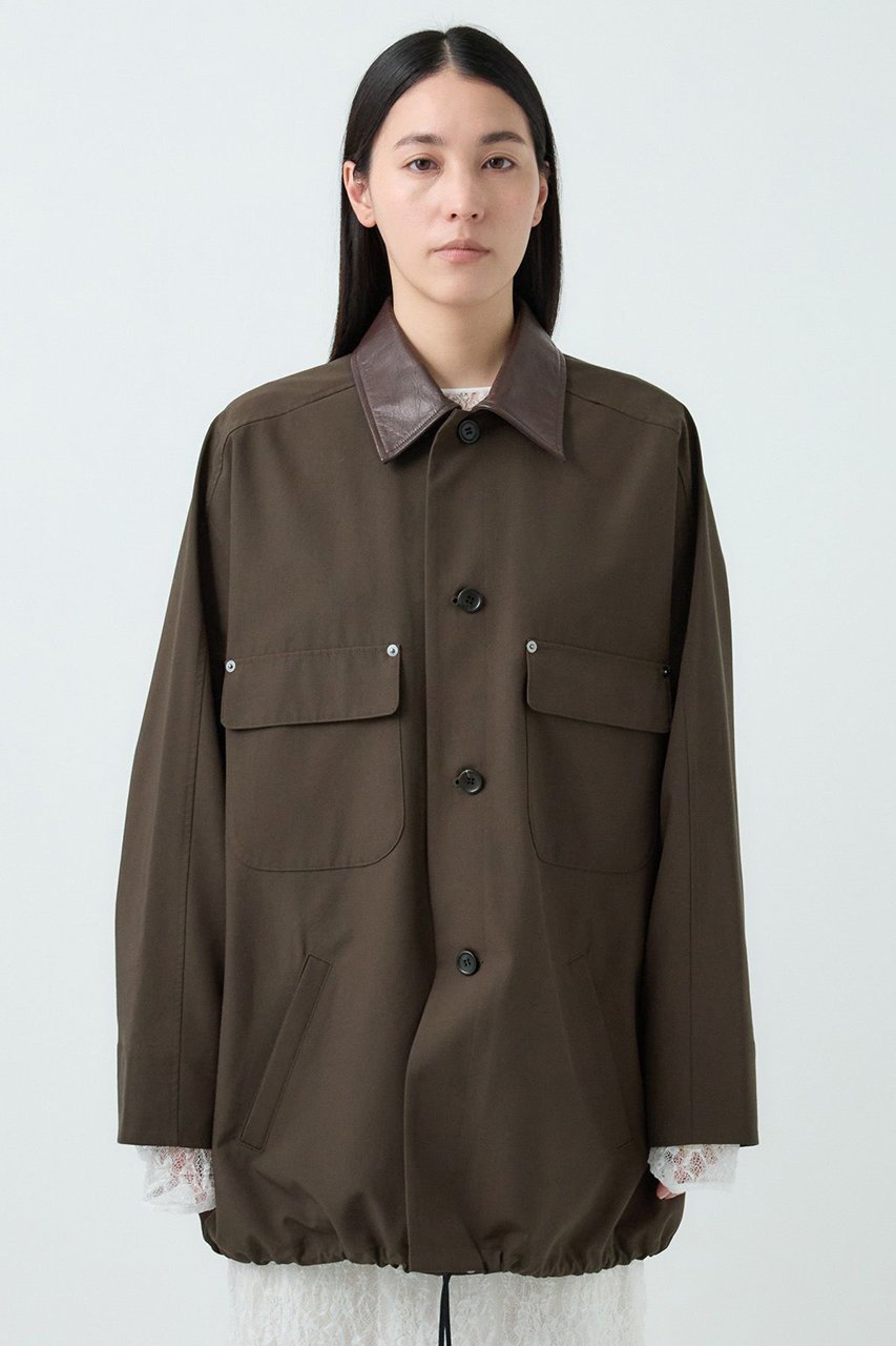 【カオス/Chaos】の【VACHEMENT】ステンカラーコート 人気、トレンドファッション・服の通販 founy(ファニー) 　ファッション　Fashion　レディースファッション　Fashion for Women　アウター　Coat / Outerwear Collection　コート・ロングコート・ピーコート　Long Coats, Peacoats & More　ショート　Short, Short Length　シンプル　Simple, Minimal　フラップ　Flap, Flap Pocket　ポケット　Pocket, Pocket Detail　人気　Popular, Best Seller　別注　Limited Edition, Custom Order　other-5|ID: prp329100004595147 ipo3291000000035764767