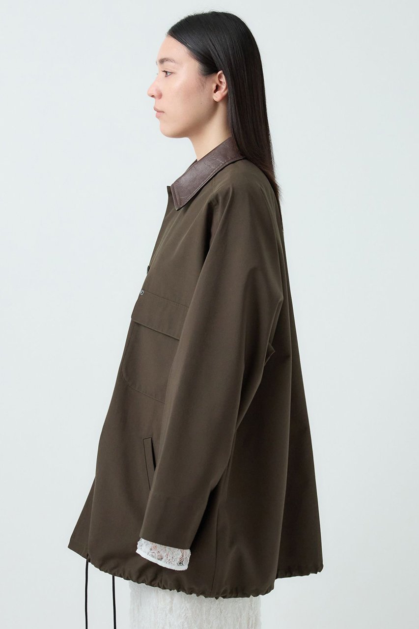 【カオス/Chaos】の【VACHEMENT】ステンカラーコート 人気、トレンドファッション・服の通販 founy(ファニー) 　ファッション　Fashion　レディースファッション　Fashion for Women　アウター　Coat / Outerwear Collection　コート・ロングコート・ピーコート　Long Coats, Peacoats & More　ショート　Short, Short Length　シンプル　Simple, Minimal　フラップ　Flap, Flap Pocket　ポケット　Pocket, Pocket Detail　人気　Popular, Best Seller　別注　Limited Edition, Custom Order　other-6|ID: prp329100004595147 ipo3291000000035764768