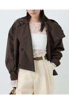 【カオス/Chaos】の【VACHEMENT】ショートトレンチコート 人気、トレンドファッション・服の通販 founy(ファニー) ファッション Fashion レディースファッション Ladies' Fashion Online アウター Coat Outerwear コート Coats トレンチコート Trench Coats ショート Short タフタ Taffeta トレンチ Trench 人気 Popularity 別注 Special Order 定番 Standard NEW・新作・新着・新入荷 New Arrivals 無地 Plain Color thumbnail ダークブラウン|ID: prp329100004595148 ipo3291000000032649023