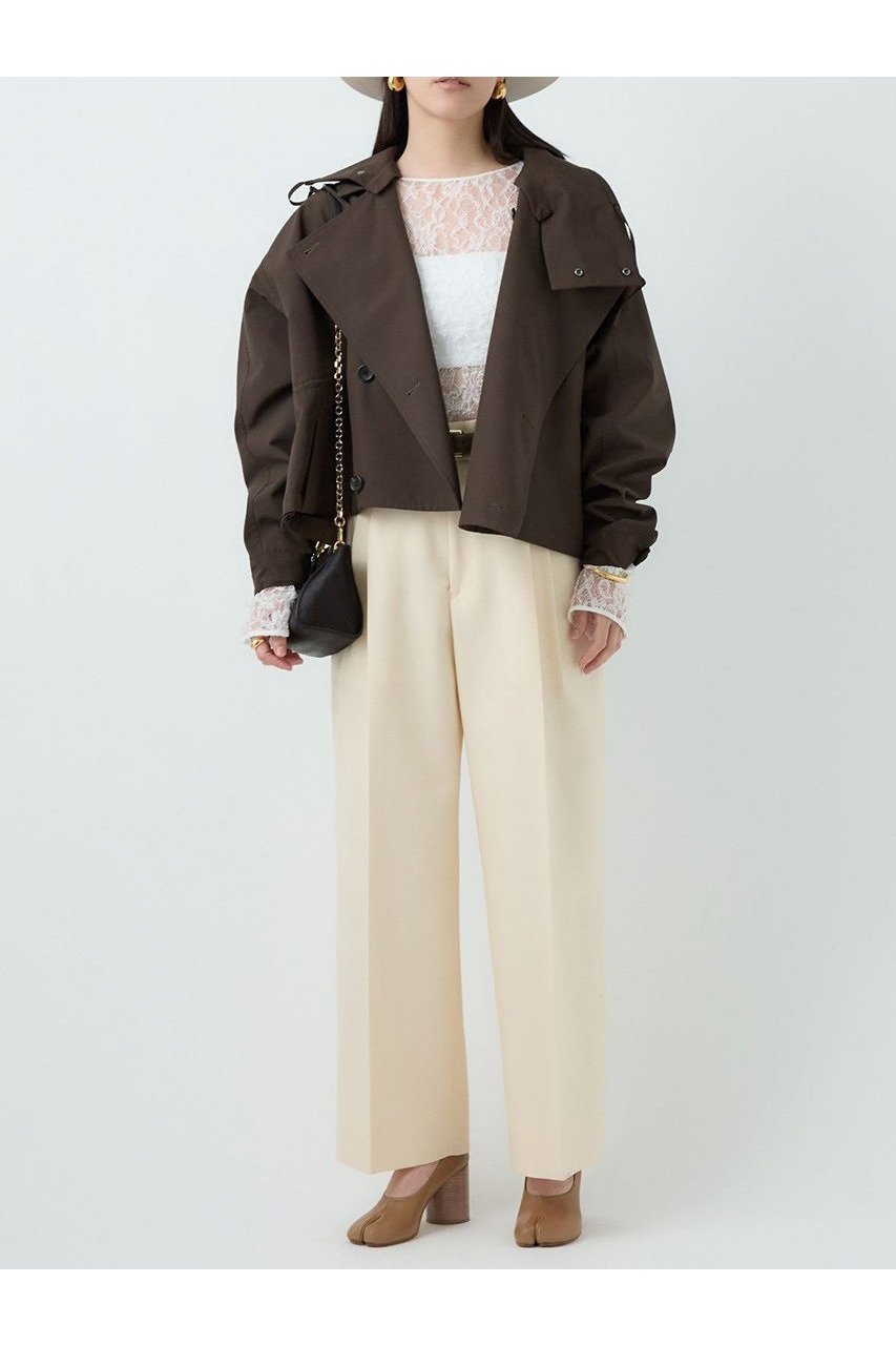 【カオス/Chaos】の【VACHEMENT】ショートトレンチコート 人気、トレンドファッション・服の通販 founy(ファニー) 　ファッション　Fashion　レディースファッション　Ladies' Fashion Online　アウター　Coat Outerwear　コート　Coats　トレンチコート　Trench Coats　ショート　Short　タフタ　Taffeta　トレンチ　Trench　人気　Popularity　別注　Special Order　定番　Standard　NEW・新作・新着・新入荷　New Arrivals　無地　Plain Color　other-2|ID: prp329100004595148 ipo3291000000032649024