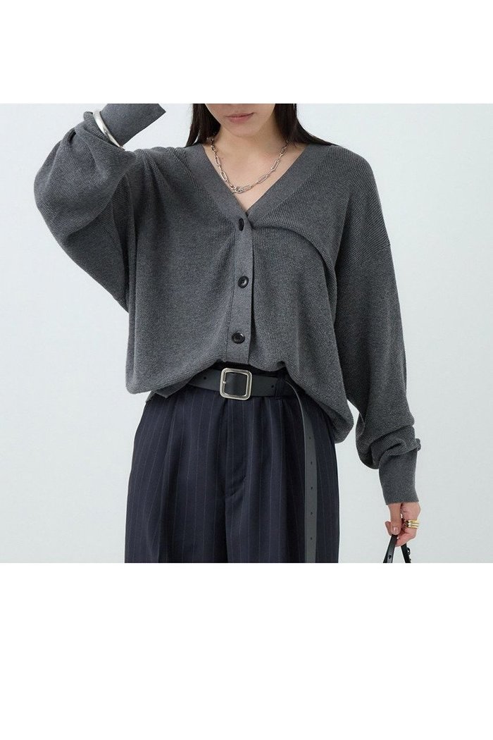 【カオス/Chaos】のハースニットカーディガン インテリア・キッズ・メンズ・レディースファッション・服の通販 founy(ファニー) https://founy.com/ ファッション Fashion レディースファッション Ladies' Fashion Online トップス・カットソー Tops/Tshirt ニット Knit Tops カーディガン Cardigans おすすめ Recommend なめらか Smooth カシミヤ Cashmere カーディガン Cardigan スウェット Sweat ワッフル Waffle エレガント 上品 Elegant NEW・新作・新着・新入荷 New Arrivals 秋 Autumn/Fall |ID: prp329100004595149 ipo3291000000032649030