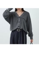 【カオス/Chaos】のハースニットカーディガン 人気、トレンドファッション・服の通販 founy(ファニー) ファッション Fashion レディースファッション Ladies' Fashion Online トップス・カットソー Tops/Tshirt ニット Knit Tops カーディガン Cardigans おすすめ Recommend なめらか Smooth カシミヤ Cashmere カーディガン Cardigan スウェット Sweat ワッフル Waffle エレガント 上品 Elegant NEW・新作・新着・新入荷 New Arrivals 秋 Autumn/Fall |ID:prp329100004595149
