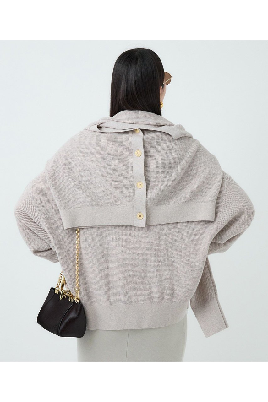 【カオス/Chaos】のハースニットプルオーバー 人気、トレンドファッション・服の通販 founy(ファニー) 　ファッション　Fashion　レディースファッション　Fashion for Women　トップス・カットソー　Cut & Sew Tops　ニット　Knit Tops & Sweaters　カジュアルプルオーバー・ニットトップス　Pullovers & Knit Tops / Casual Pullovers　なめらか　Smooth, Silky Texture　スウェット / スエット　Sweatshirt, Sweatwear　ワッフル　Waffle, Waffle Knit　エレガント 上品　Elegant　other-7|ID: prp329100004595150 ipo3291000000035632753