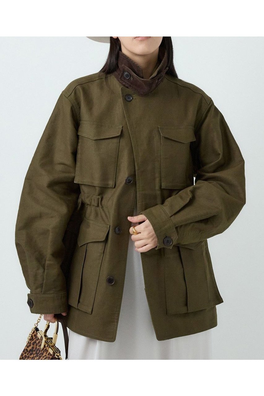 【カオス/Chaos】のグラッドフィールドコート インテリア・キッズ・メンズ・レディースファッション・服の通販 founy(ファニー) 　ファッション　Fashion　レディースファッション　Ladies' Fashion Online　アウター　Coat Outerwear　コート　Coats　モッズ/フィールドコート　Mods Coats/Field Coats　ショート　Short　ブルゾン　Blouson　ミリタリー　Military　NEW・新作・新着・新入荷　New Arrivals　カーキ|ID: prp329100004595152 ipo3291000000032649060