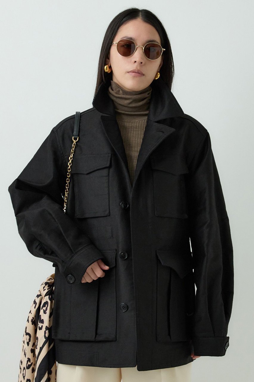 【カオス/Chaos】のグラッドフィールドコート インテリア・キッズ・メンズ・レディースファッション・服の通販 founy(ファニー) 　ファッション　Fashion　レディースファッション　Fashion for Women　アウター　Coat / Outerwear Collection　コート・ロングコート・ピーコート　Long Coats, Peacoats & More　モッズコート・ミリタリー風アウター　Mods & Field Coats　ショート　Short, Short Length　ブルゾン　Blouson, Bomber Jacket　ミリタリー　Military, Army Style　ブラック|ID: prp329100004595152 ipo3291000000033369923