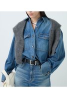 【カオス/Chaos】の【WHY NOT NOW】リバーランチデニムシャツ 人気、トレンドファッション・服の通販 founy(ファニー) ファッション Fashion レディースファッション Ladies' Fashion Online トップス・カットソー Tops/Tshirt シャツ/ブラウス Shirts/Blouses ストレート Straight スリーブ Sleeve デニム Denim ロング Long ワーク Work NEW・新作・新着・新入荷 New Arrivals 羽織 Haori |ID:prp329100004595153