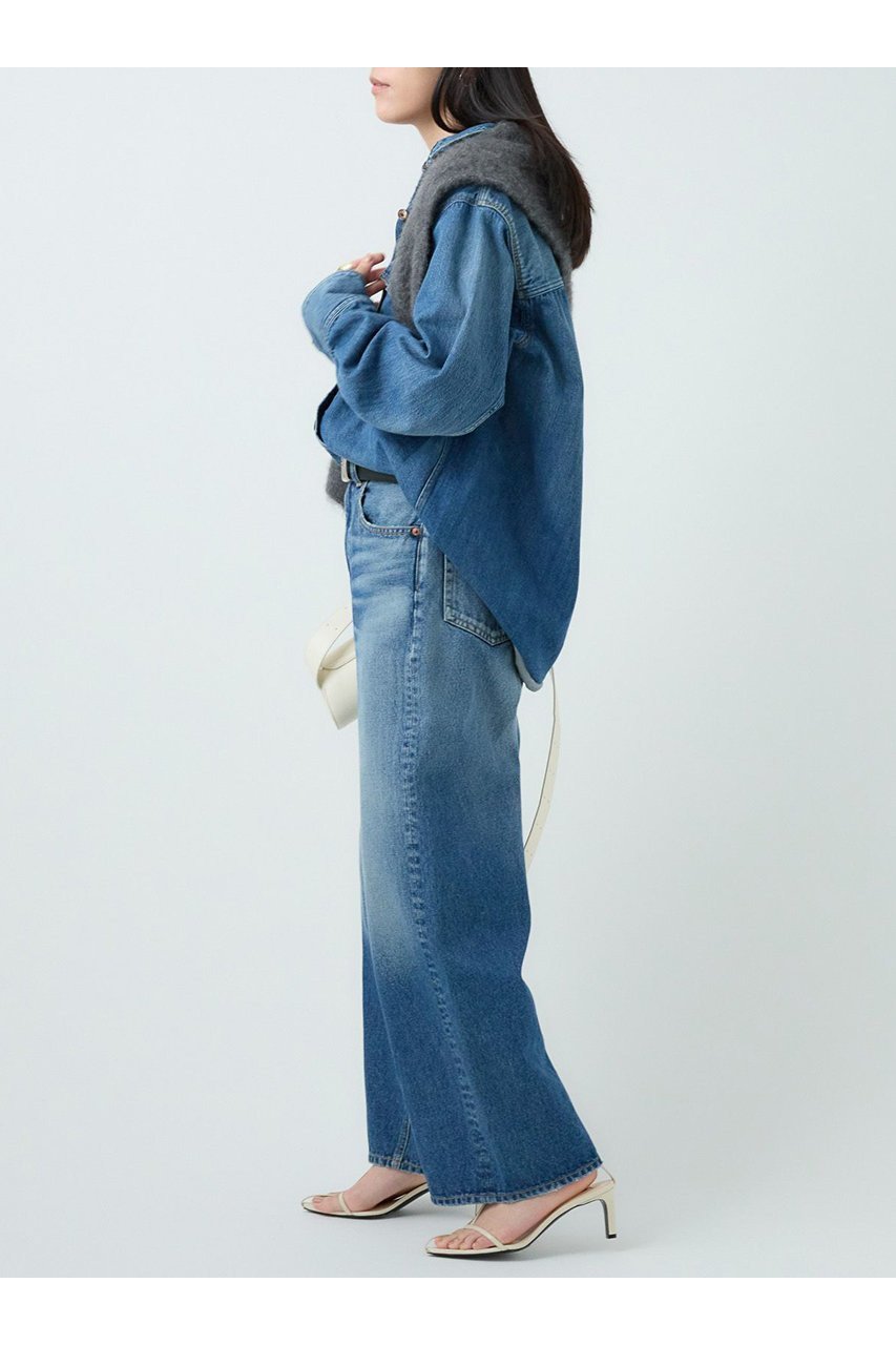 【カオス/Chaos】の【WHY NOT NOW】リバーランチデニムシャツ 人気、トレンドファッション・服の通販 founy(ファニー) 　ファッション　Fashion　レディースファッション　Ladies' Fashion Online　トップス・カットソー　Tops/Tshirt　シャツ/ブラウス　Shirts/Blouses　ストレート　Straight　スリーブ　Sleeve　デニム　Denim　ロング　Long　ワーク　Work　NEW・新作・新着・新入荷　New Arrivals　羽織　Haori　other-3|ID: prp329100004595153 ipo3291000000032649071