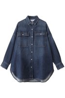 【ヘルシーデニム/Healthy Denim】のAlmond スーパービッグデニムシャツ 人気、トレンドファッション・服の通販 founy(ファニー) ファッション Fashion レディースファッション Ladies' Fashion Online トップス・カットソー Tops/Tshirt シャツ/ブラウス Shirts/Blouses 2025年 2025 2025-2026秋冬・A/W Aw/Autumn/Winter/Fw/Fall/2025-2026 スリーブ Sleeve チュニック Tunic デニム Denim ビッグ Big フロント Front ロング Long 定番 Standard A/W・秋冬 Aw・Autumn/Winter・Fw・Fall-Winter |ID:prp329100004596195