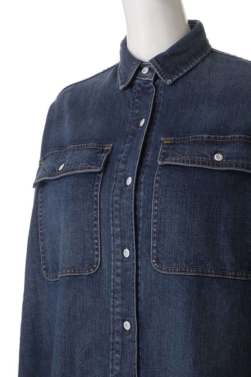 【ヘルシーデニム/Healthy Denim】のAlmond スーパービッグデニムシャツ 人気、トレンドファッション・服の通販 founy(ファニー) 　ファッション　Fashion　レディースファッション　Ladies' Fashion Online　トップス・カットソー　Tops/Tshirt　シャツ/ブラウス　Shirts/Blouses　2025年　2025　2025-2026秋冬・A/W　Aw/Autumn/Winter/Fw/Fall/2025-2026　スリーブ　Sleeve　チュニック　Tunic　デニム　Denim　ビッグ　Big　フロント　Front　ロング　Long　定番　Standard　A/W・秋冬　Aw・Autumn/Winter・Fw・Fall-Winter　other-5|ID: prp329100004596195 ipo3291000000032661746