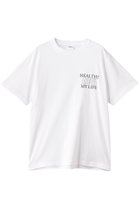 【ヘルシーデニム/Healthy Denim】のHealthy New My Life Tシャツ 人気、トレンドファッション・服の通販 founy(ファニー) ファッション Fashion レディースファッション Fashion for Women トップス・カットソー Cut & Sew Tops シャツ・ブラウス・オフィスカジュアル Elegant Blouses & Button-Ups ロングTシャツ・Tシャツ Longline T-Shirts & Tees カットソー・ベーシックTシャツ Cut-and-Sewn Tops / Stretch Tees & Basics カーゴパンツ Cargo Pants, Utility Pants ショート Short, Short Length スリーブ Sleeve, Long Sleeve / Short Sleeve デニム Denim, Jeans Material ワイド Wide, Wide Fit thumbnail White|ID: prp329100004596196 ipo3291000000035790988