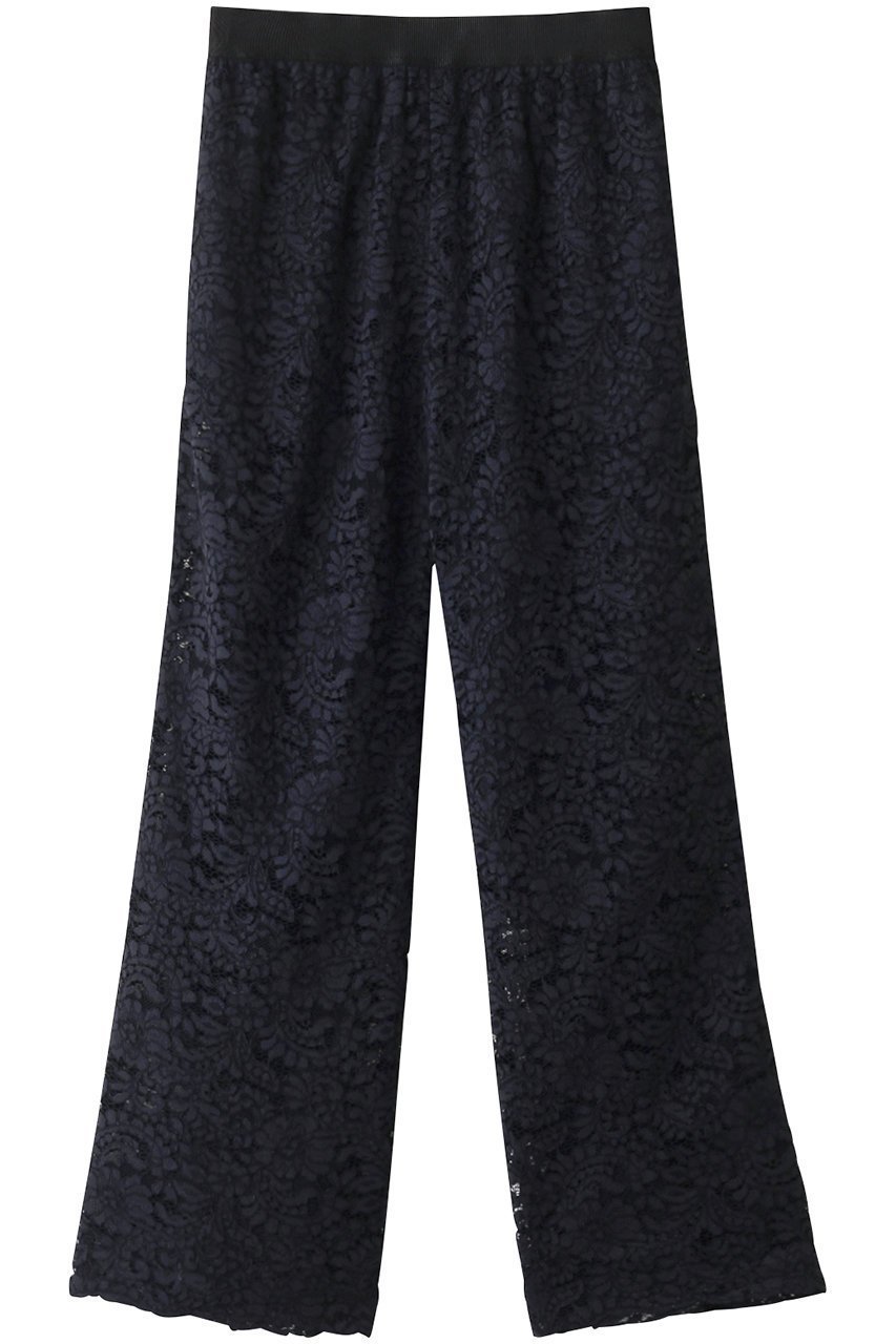 【デザイン ワークス/DESIGN WORKS】のボタニカルレースパンツ インテリア・キッズ・メンズ・レディースファッション・服の通販 founy(ファニー) 　ファッション　Fashion　レディースファッション　Ladies' Fashion Online　パンツ　Pants　おすすめ　Recommend　シアー　Sheer　ボタニカル　Botanical　レース　Race　ネイビー|ID: prp329100004596200 ipo3291000000032661850