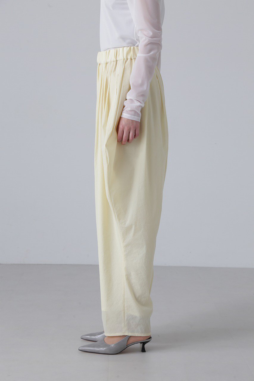 【アドーア/ADORE】のストレッチタフタパンツ 人気、トレンドファッション・服の通販 founy(ファニー) 　ファッション　Fashion　レディースファッション　Ladies' Fashion Online　パンツ　Pants　ギャザー　Gather　コンパクト　Compact　タフタ　Taffeta　バランス　Balance　再入荷　Restock/Back In Stock/Re Arrival　other-3|ID: prp329100004596202 ipo3291000000032661946