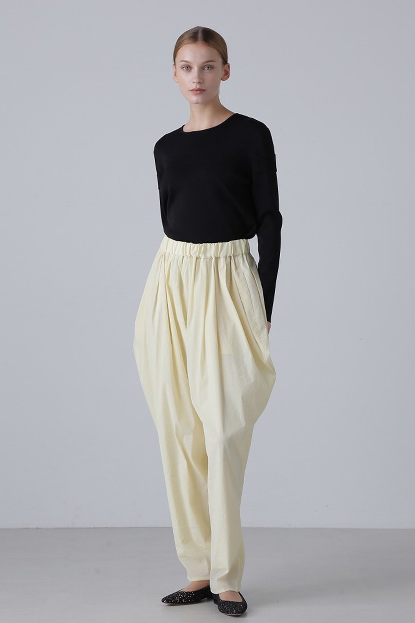 【アドーア/ADORE】のストレッチタフタパンツ 人気、トレンドファッション・服の通販 founy(ファニー) 　ファッション　Fashion　レディースファッション　Ladies' Fashion Online　パンツ　Pants　ギャザー　Gather　コンパクト　Compact　タフタ　Taffeta　バランス　Balance　再入荷　Restock/Back In Stock/Re Arrival　other-8|ID: prp329100004596202 ipo3291000000032661951
