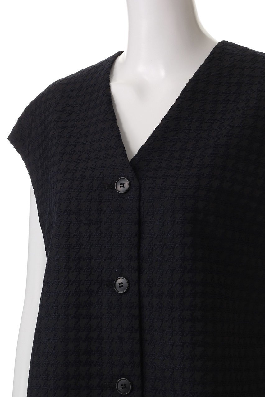【アドーア/ADORE】のジオメトリックジャガードブラウス 人気、トレンドファッション・服の通販 founy(ファニー) 　ファッション　Fashion　レディースファッション　Ladies' Fashion Online　トップス・カットソー　Tops/Tshirt　キャミソール / ノースリーブ　No Sleeves　シャツ/ブラウス　Shirts/Blouses　ジャカード　Jacquard　ノースリーブ　No Sleeve　モダン　Modern　再入荷　Restock/Back In Stock/Re Arrival　other-5|ID: prp329100004596203 ipo3291000000032661957
