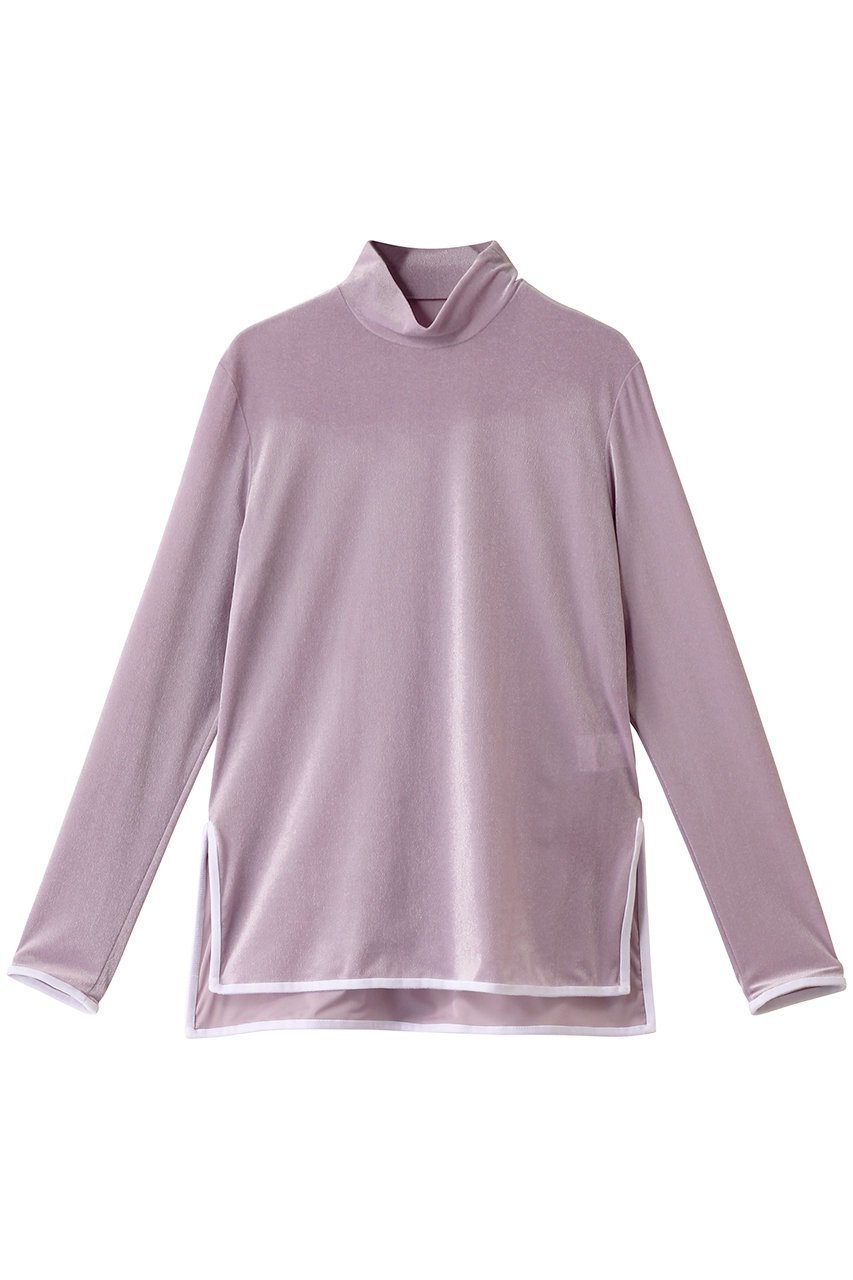 【アドーア/ADORE】のベロアトリコットカットソー インテリア・キッズ・メンズ・レディースファッション・服の通販 founy(ファニー) 　ファッション　Fashion　レディースファッション　Ladies' Fashion Online　トップス・カットソー　Tops/Tshirt　シャツ/ブラウス　Shirts/Blouses　ロング / Tシャツ　T-Shirts　カットソー　Cut and Sewn　ベロア　Velour　インナー　Inner　ジャケット　Jacket　ストレッチ　Stretch　スリーブ　Sleeve　トリミング　Trimming　トレンド　Trend　ベロア　Velor　ベーシック　Basic　ロング　Long　再入荷　Restock/Back In Stock/Re Arrival　長袖　Long Sleeve　ピンク|ID: prp329100004596204 ipo3291000000032661967