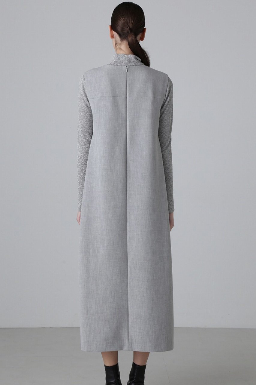 【アドーア/ADORE】のスポンジーダブルクロスワンピース 人気、トレンドファッション・服の通販 founy(ファニー) 　ファッション　Fashion　レディースファッション　Ladies' Fashion Online　ワンピース　Dress　チュニック　Tunic　ダブル　Double　チュニック　Tunic　ドット　Dot　ランダム　Random　ロング　Long　エレガント 上品　Elegant　再入荷　Restock/Back In Stock/Re Arrival　other-4|ID: prp329100004596205 ipo3291000000032661977
