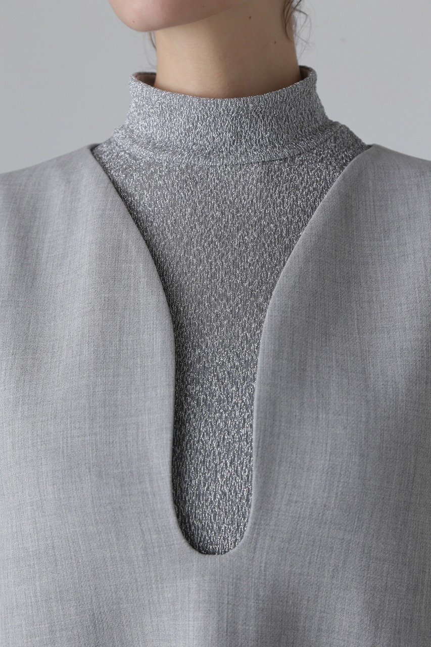 【アドーア/ADORE】のスポンジーダブルクロスワンピース 人気、トレンドファッション・服の通販 founy(ファニー) 　ファッション　Fashion　レディースファッション　Ladies' Fashion Online　ワンピース　Dress　チュニック　Tunic　ダブル　Double　チュニック　Tunic　ドット　Dot　ランダム　Random　ロング　Long　エレガント 上品　Elegant　再入荷　Restock/Back In Stock/Re Arrival　other-5|ID: prp329100004596205 ipo3291000000032661978