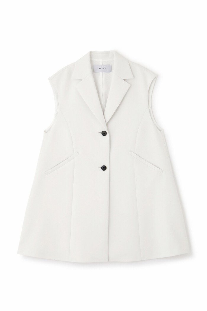 【アドーア/ADORE】のトリプルクロスジレ インテリア・キッズ・メンズ・レディースファッション・服の通販 founy(ファニー) https://founy.com/ ファッション Fashion レディースファッション Ladies' Fashion Online アウター Coat Outerwear ジャケット Jackets シンプル Simple ジャケット Jacket テーラード Tailored トリプル Triple ベスト Vest ボトム Bottom 再入荷 Restock/Back In Stock/Re Arrival 定番 Standard |ID: prp329100004596206 ipo3291000000032661982