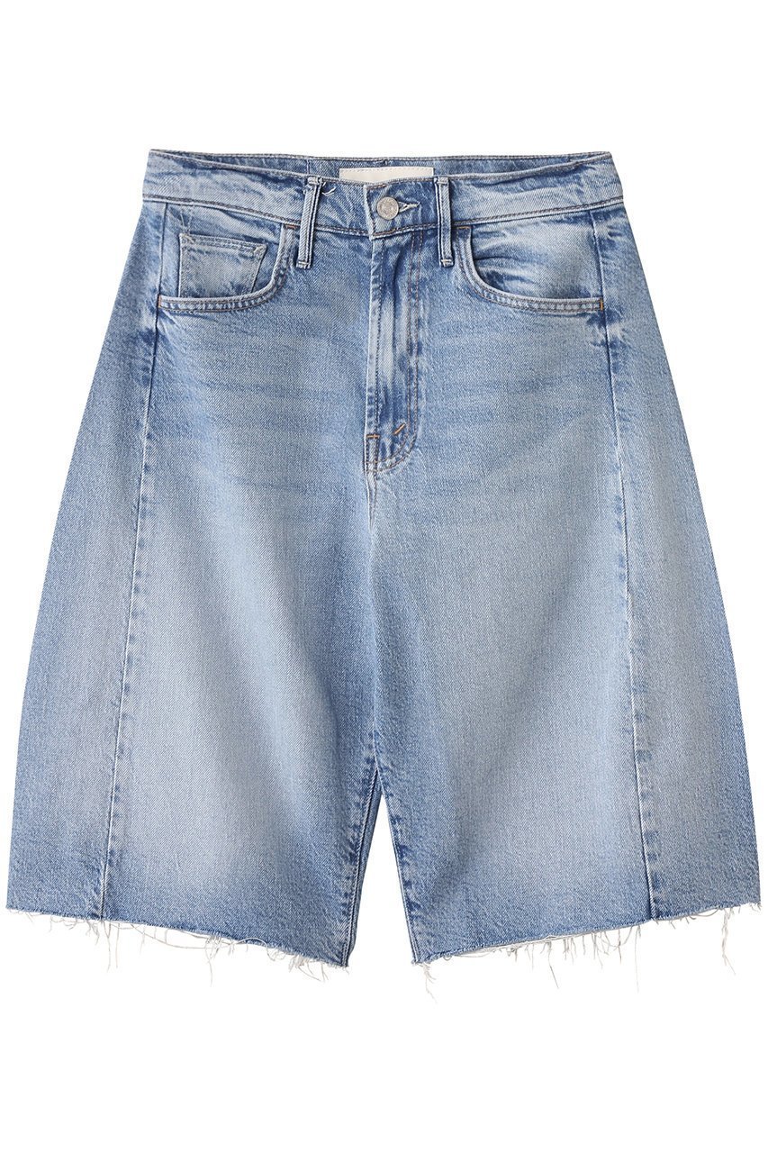 【マザー/MOTHER】のTHE HALF-PIPE BERMUDA FRAY デニムハーフパンツ (OWR) インテリア・キッズ・メンズ・レディースファッション・服の通販 founy(ファニー) 　ファッション　Fashion　レディースファッション　Fashion for Women　パンツ　Pants & Trousers　デニムパンツ・ジーンズ・美脚デニム　Denim Jeans & Pants　ショートパンツ・ハーフパンツ　High-Waisted & Relaxed Shorts　スウェット / スエット　Sweatshirt, Sweatwear　デニム　Denim, Jeans Material　リゾート　Resort, Vacation Style　リラックス　Relax, Relaxed Fit　ライトブルー|ID: prp329100004596208 ipo3291000000035558005