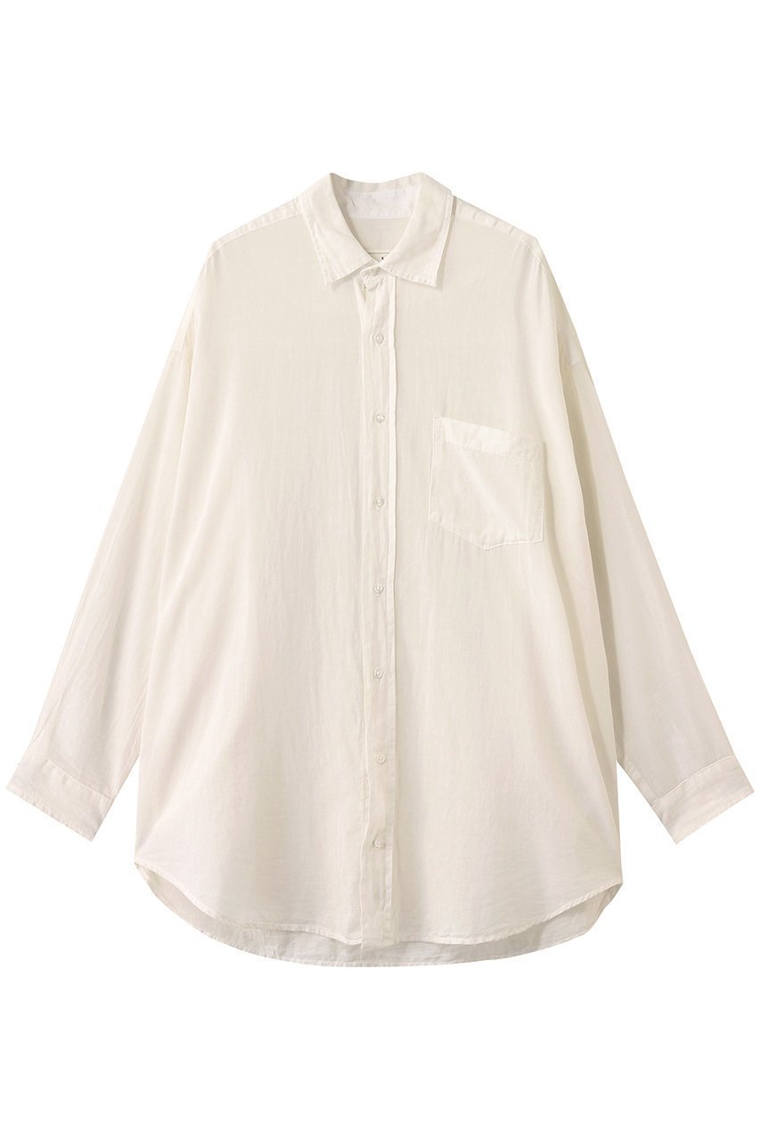 【フランク&アイリーン/Frank&Eileen】の【7/10 10:00販売開始】【ETRE TOKYO×Frank&Eileen限定】MACKENZIE オーガニックボイルシャツ インテリア・キッズ・メンズ・レディースファッション・服の通販 founy(ファニー) 　ファッション　Fashion　レディースファッション　Ladies' Fashion Online　トップス・カットソー　Tops/Tshirt　シャツ/ブラウス　Shirts/Blouses　コラボ　Collaboration　スリーブ　Sleeve　フロント　Front　ロング　Long　ワイド　Wide　NEW・新作・新着・新入荷　New Arrivals　アイボリー|ID: prp329100004597391 ipo3291000000032674575