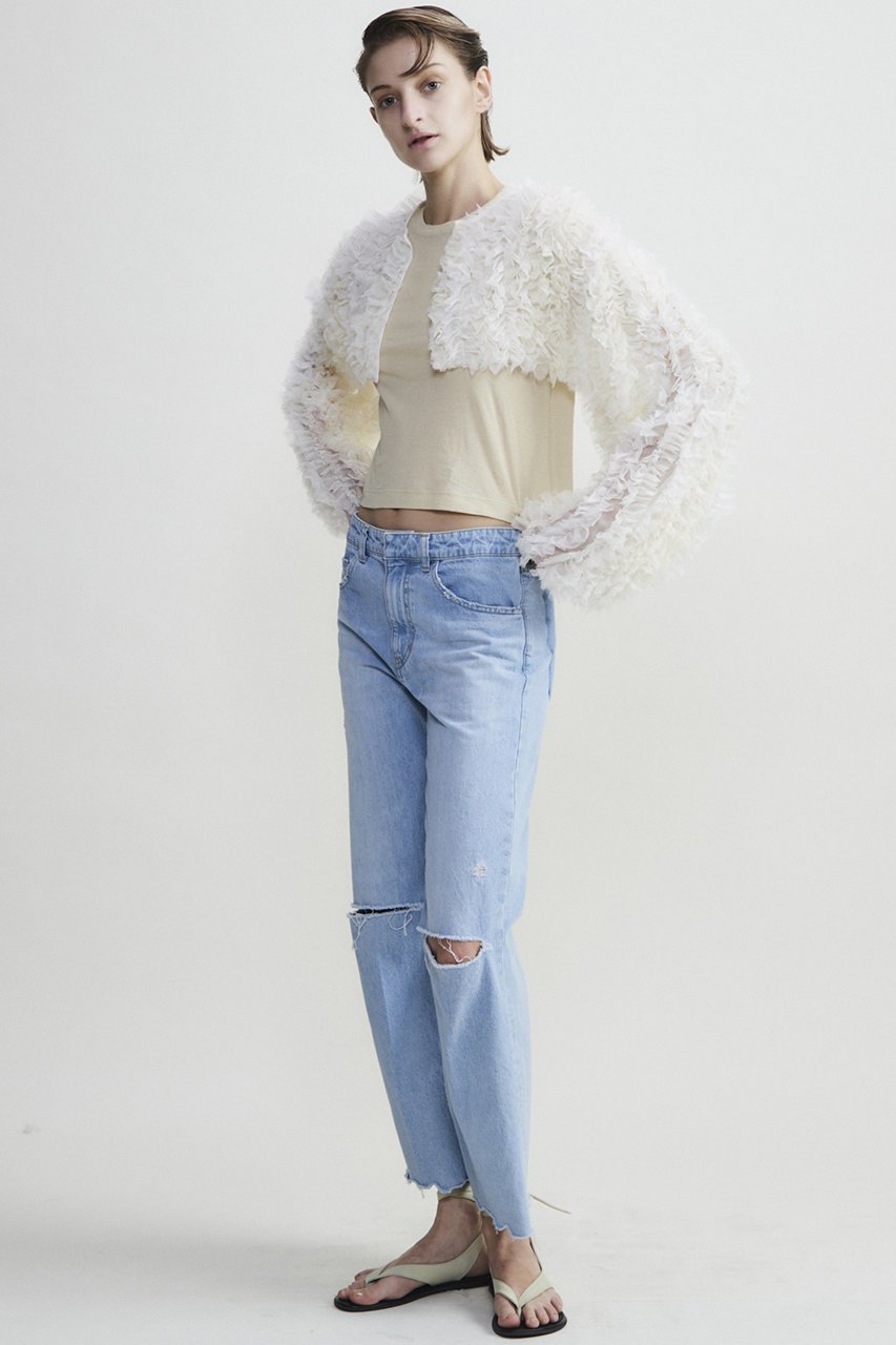【カレンテージ/CURRENTAGE】のチュールシフォンショートボレロ 人気、トレンドファッション・服の通販 founy(ファニー) 　ファッション　Fashion　レディースファッション　Ladies' Fashion Online　アウター　Coat Outerwear　ジャケット　Jackets　ボレロ　Bolero jackets　おすすめ　Recommend　インド　India　クラシック　Classic　グラデーション　Gradation　シフォン　Chiffon　ショート　Short　ジャケット　Jacket　チュール　Tulle　フリル　Frills　ボレロ　Bolero　モダン　Modern　ヴィンテージ　Vintage　other-2|ID: prp329100004597407 ipo3291000000032674865