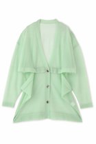 【アドーア/ADORE】のドライタッチシアーカーデ 人気、トレンドファッション・服の通販 founy(ファニー) ファッション Fashion レディースファッション Ladies' Fashion Online トップス・カットソー Tops/Tshirt カーディガン Cardigans シャツ/ブラウス Shirts/Blouses ロング / Tシャツ T-Shirts カットソー Cut and Sewn おすすめ Recommend カーディガン Cardigan シアー Sheer 再入荷 Restock/Back In Stock/Re Arrival thumbnail ライトグリーン|ID: prp329100004598322 ipo3291000000032684418