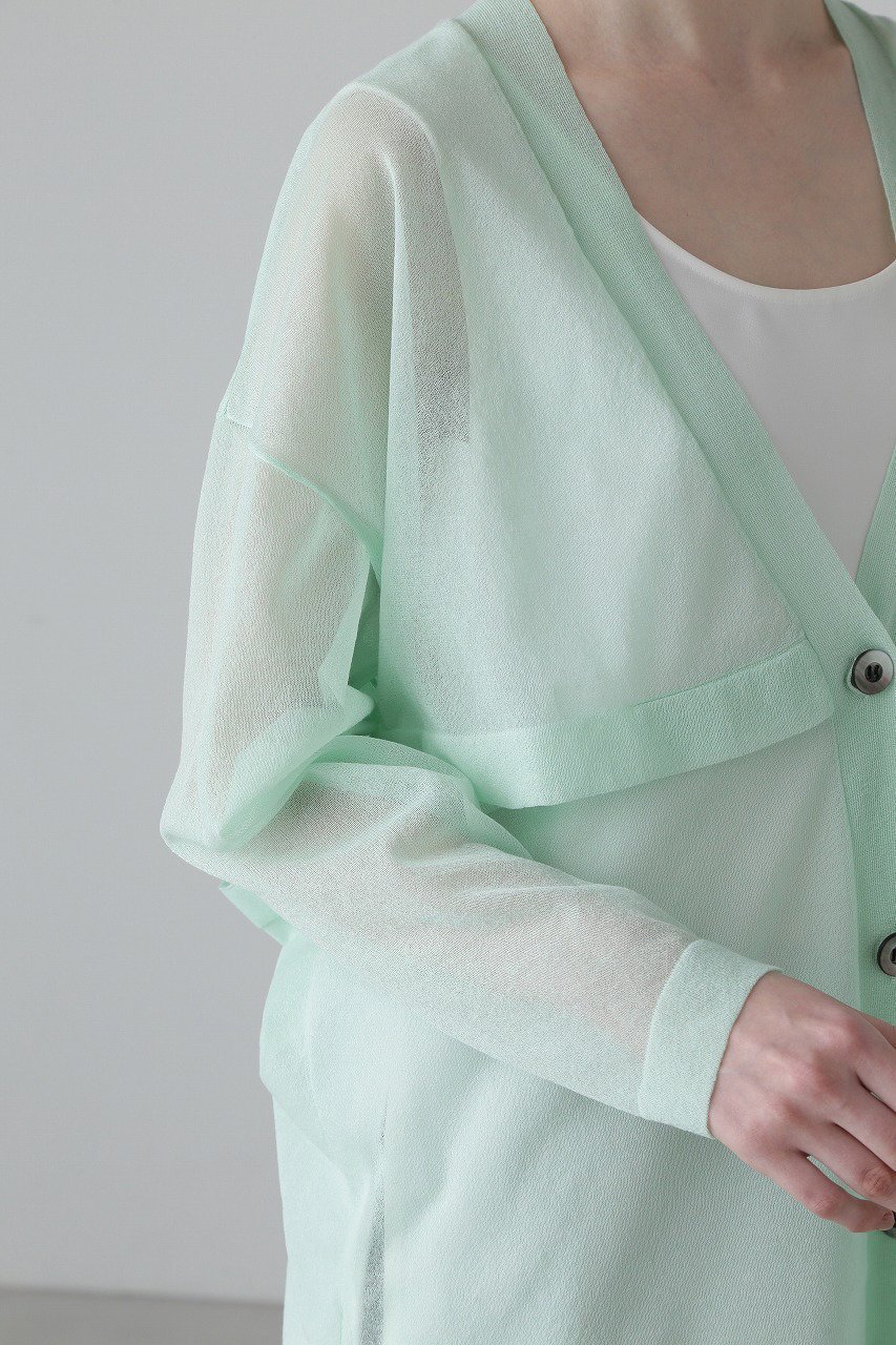 【アドーア/ADORE】のドライタッチシアーカーデ 人気、トレンドファッション・服の通販 founy(ファニー) 　ファッション　Fashion　レディースファッション　Ladies' Fashion Online　トップス・カットソー　Tops/Tshirt　カーディガン　Cardigans　シャツ/ブラウス　Shirts/Blouses　ロング / Tシャツ　T-Shirts　カットソー　Cut and Sewn　おすすめ　Recommend　カーディガン　Cardigan　シアー　Sheer　再入荷　Restock/Back In Stock/Re Arrival　other-6|ID: prp329100004598322 ipo3291000000032684423