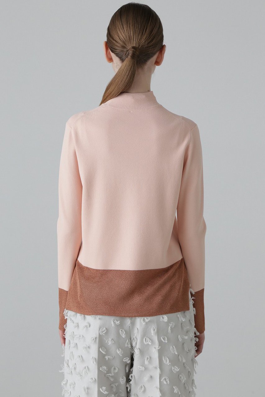【アドーア/ADORE】のメタリックヘムニット 人気、トレンドファッション・服の通販 founy(ファニー) 　ファッション　Fashion　レディースファッション　Ladies' Fashion Online　トップス・カットソー　Tops/Tshirt　ニット　Knit Tops　プルオーバー　Pullover　アクセサリー　Accessories　シンプル　Simple　ストレッチ　Stretch　ハイネック　High Neck　メタリック　Metallic　エレガント 上品　Elegant　再入荷　Restock/Back In Stock/Re Arrival　other-4|ID: prp329100004598323 ipo3291000000032684431