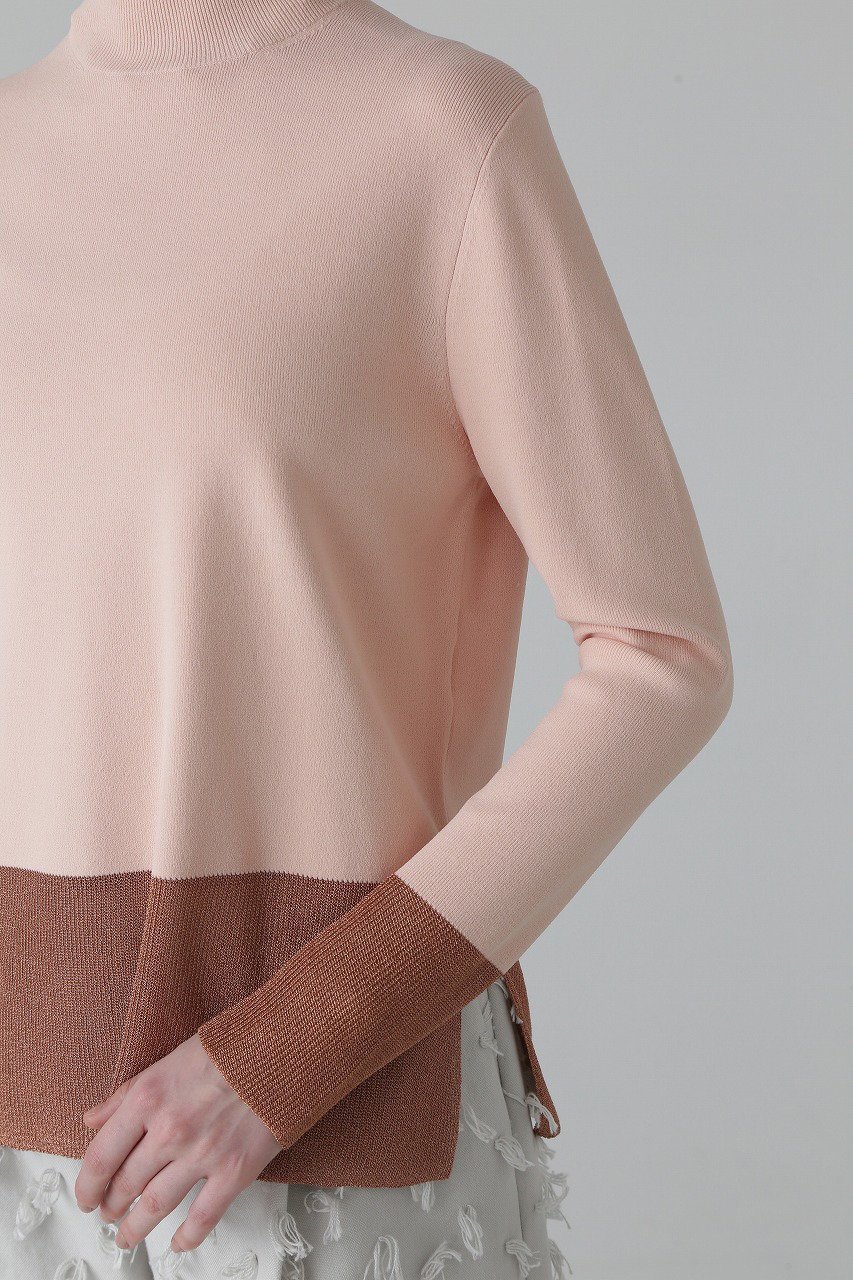 【アドーア/ADORE】のメタリックヘムニット 人気、トレンドファッション・服の通販 founy(ファニー) 　ファッション　Fashion　レディースファッション　Ladies' Fashion Online　トップス・カットソー　Tops/Tshirt　ニット　Knit Tops　プルオーバー　Pullover　アクセサリー　Accessories　シンプル　Simple　ストレッチ　Stretch　ハイネック　High Neck　メタリック　Metallic　エレガント 上品　Elegant　再入荷　Restock/Back In Stock/Re Arrival　other-6|ID: prp329100004598323 ipo3291000000032684433