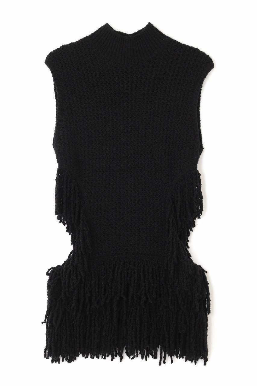 【アドーア/ADORE】のカーリーフリンジニット インテリア・キッズ・メンズ・レディースファッション・服の通販 founy(ファニー) 　ファッション　Fashion　レディースファッション　Ladies' Fashion Online　トップス・カットソー　Tops/Tshirt　ニット　Knit Tops　プルオーバー　Pullover　フリンジ　Fringe　再入荷　Restock/Back In Stock/Re Arrival　ブラック|ID: prp329100004598325 ipo3291000000032684453