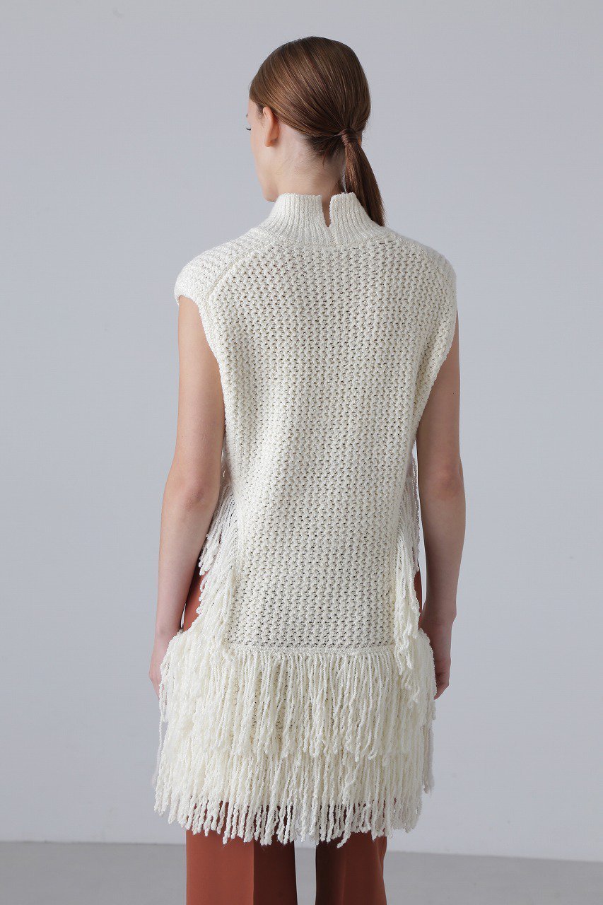 【アドーア/ADORE】のカーリーフリンジニット 人気、トレンドファッション・服の通販 founy(ファニー) 　ファッション　Fashion　レディースファッション　Ladies' Fashion Online　トップス・カットソー　Tops/Tshirt　ニット　Knit Tops　プルオーバー　Pullover　フリンジ　Fringe　再入荷　Restock/Back In Stock/Re Arrival　other-3|ID: prp329100004598325 ipo3291000000032684456