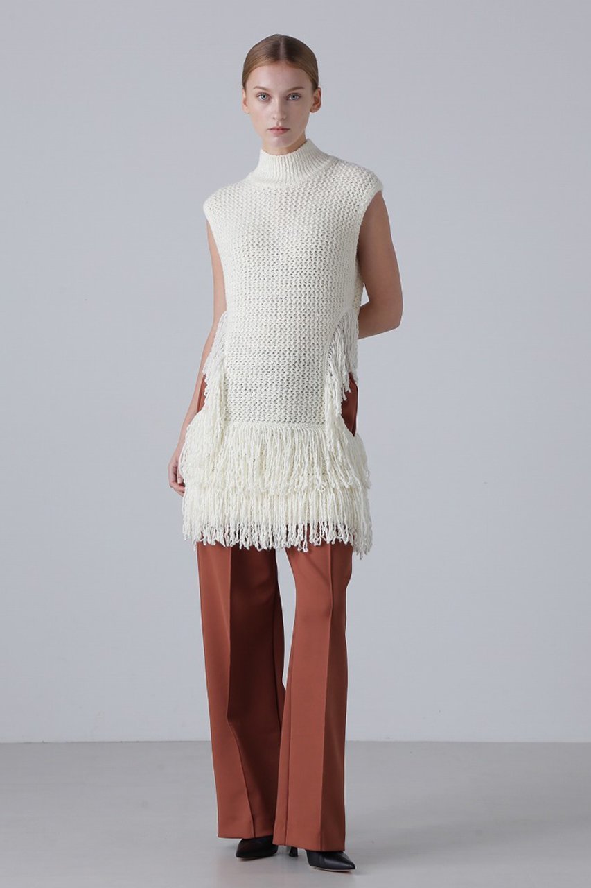 【アドーア/ADORE】のカーリーフリンジニット 人気、トレンドファッション・服の通販 founy(ファニー) 　ファッション　Fashion　レディースファッション　Ladies' Fashion Online　トップス・カットソー　Tops/Tshirt　ニット　Knit Tops　プルオーバー　Pullover　フリンジ　Fringe　再入荷　Restock/Back In Stock/Re Arrival　other-8|ID: prp329100004598325 ipo3291000000032684461
