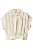 【アルアバイル/allureville】のボウタイタックフレンチスリーブブラウス 人気、トレンドファッション・服の通販 founy(ファニー) ファッション Fashion レディースファッション Fashion for Women トップス・カットソー Cut & Sew Tops シャツ・ブラウス・オフィスカジュアル Elegant Blouses & Button-Ups ショート Short, Short Length スリーブ Sleeve, Long Sleeve / Short Sleeve トレンド Trend, Trending Now フレア Flare, Flared フレンチ French, French Style ボトム Bottoms, Lower Wear リボン Ribbon, Bow thumbnail アイボリー|ID: prp329100004598359 ipo3291000000035791140
