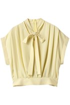 【アルアバイル/allureville】のボウタイタックフレンチスリーブブラウス 人気、トレンドファッション・服の通販 founy(ファニー) ファッション Fashion レディースファッション Fashion for Women トップス・カットソー Cut & Sew Tops シャツ・ブラウス・オフィスカジュアル Elegant Blouses & Button-Ups ショート Short, Short Length スリーブ Sleeve, Long Sleeve / Short Sleeve トレンド Trend, Trending Now フレア Flare, Flared フレンチ French, French Style ボトム Bottoms, Lower Wear リボン Ribbon, Bow thumbnail イエロー|ID: prp329100004598359 ipo3291000000035791141