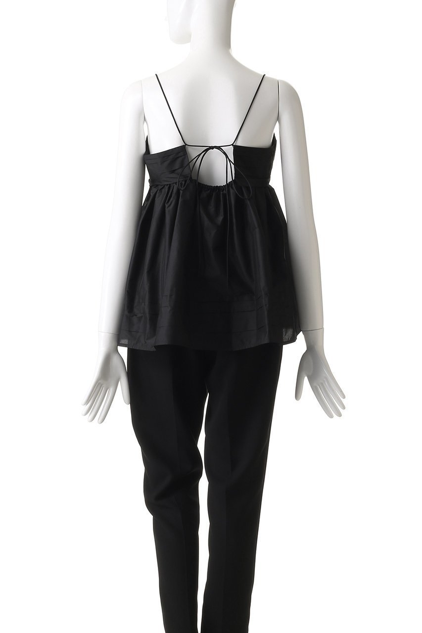 【デパリエ/DEPAREILLE】のタフタタックキャミソールブラウス 人気、トレンドファッション・服の通販 founy(ファニー) 　ファッション　Fashion　レディースファッション　Ladies' Fashion Online　トップス・カットソー　Tops/Tshirt　キャミソール / ノースリーブ　No Sleeves　シャツ/ブラウス　Shirts/Blouses　インナー　Inner　エレガント 上品　Elegant　カットソー　Cut And Sew　キャミソール　Camisole　ギャザー　Gather　タフタ　Taffeta　ノースリーブ　No Sleeve　フェミニン　Feminine　フレア　Flare　ラップ　Wrap　NEW・新作・新着・新入荷　New Arrivals　other-4|ID: prp329100004598366 ipo3291000000032684899